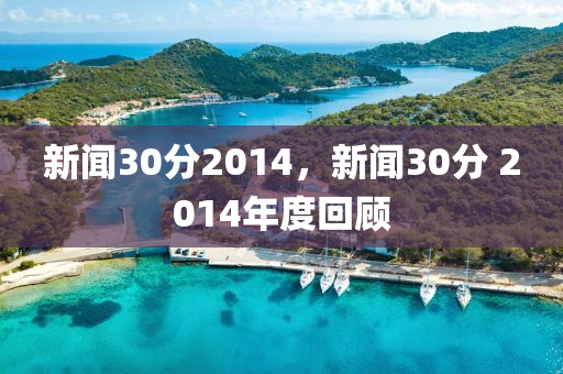 新闻30分2014，新闻30分 2014年度回顾