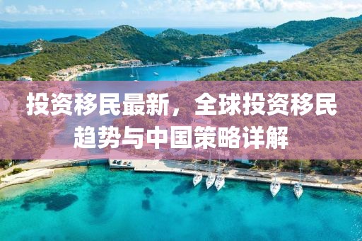 投資移民最新，全球投資移民趨勢與中國策略詳解