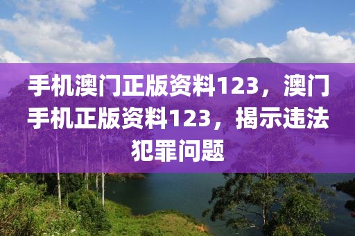 手機(jī)澳門正版資料123，澳門手機(jī)正版資料123，揭示違法犯罪問題