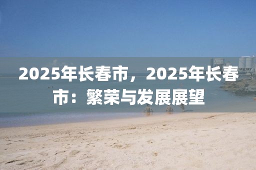 2025年長(zhǎng)春市，2025年長(zhǎng)春市：繁榮與發(fā)展展望