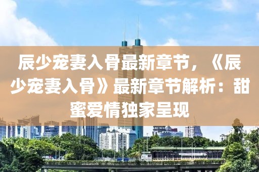 辰少寵妻入骨最新章節(jié)，《辰少寵妻入骨》最新章節(jié)解析：甜蜜愛情獨家呈現(xiàn)