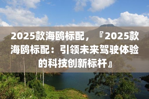 2025款海鷗標(biāo)配，『2025款海鷗標(biāo)配：引領(lǐng)未來(lái)駕駛體驗(yàn)的科技創(chuàng)新標(biāo)桿』