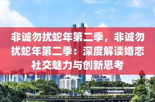 非誠勿擾蛇年第二季，非誠勿擾蛇年第二季：深度解讀婚戀社交魅力與創(chuàng)新思考