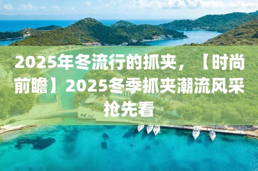 2025年冬流行的抓夾，【時尚前瞻】2025冬季抓夾潮流風(fēng)采搶先看