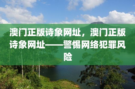 澳門正版詩象網址，澳門正版詩象網址——警惕網絡犯罪風險