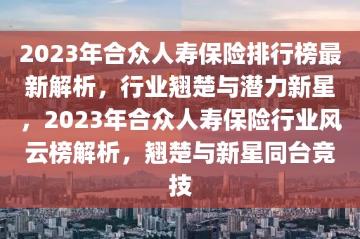 2023年合眾人壽保險(xiǎn)排行榜最新解析，行業(yè)翹楚與潛力新星，2023年合眾人壽保險(xiǎn)行業(yè)風(fēng)云榜解析，翹楚與新星同臺(tái)競(jìng)技