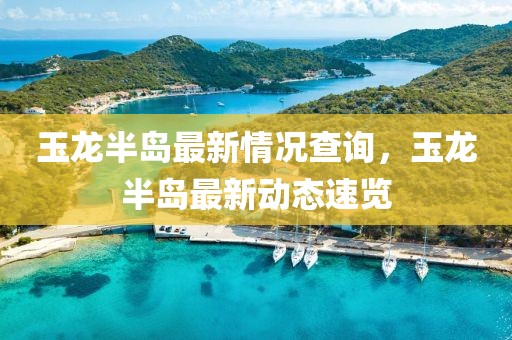 玉龍半島最新情況查詢，玉龍半島最新動態(tài)速覽