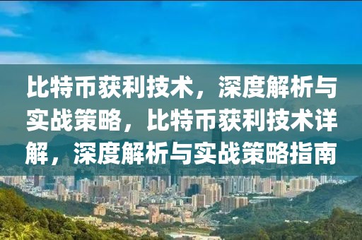 比特幣獲利技術(shù)，深度解析與實戰(zhàn)策略，比特幣獲利技術(shù)詳解，深度解析與實戰(zhàn)策略指南