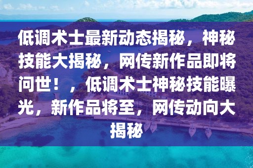 低調(diào)術(shù)士最新動(dòng)態(tài)揭秘，神秘技能大揭秘，網(wǎng)傳新作品即將問(wèn)世！，低調(diào)術(shù)士神秘技能曝光，新作品將至，網(wǎng)傳動(dòng)向大揭秘