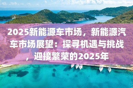 2025新能源車市場，新能源汽車市場展望：探尋機遇與挑戰(zhàn)，迎接繁榮的2025年