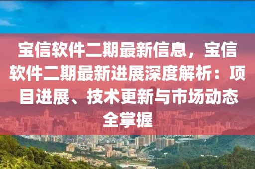 寶信軟件二期最新信息，寶信軟件二期最新進展深度解析：項目進展、技術(shù)更新與市場動態(tài)全掌握