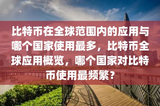 比特幣在全球范圍內的應用與哪個國家使用最多，比特幣全球應用概覽，哪個國家對比特幣使用最頻繁？