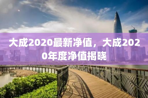 大成2020最新凈值，大成2020年度凈值揭曉