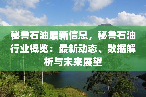 秘魯石油最新信息，秘魯石油行業(yè)概覽：最新動(dòng)態(tài)、數(shù)據(jù)解析與未來(lái)展望