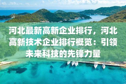 河北最新高新企業(yè)排行，河北高新技術(shù)企業(yè)排行概覽：引領(lǐng)未來(lái)科技的先鋒力量