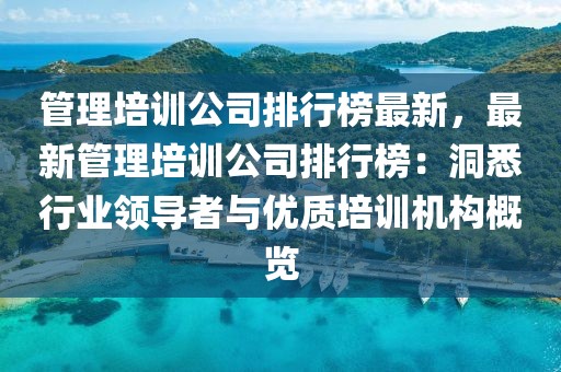 管理培訓(xùn)公司排行榜最新，最新管理培訓(xùn)公司排行榜：洞悉行業(yè)領(lǐng)導(dǎo)者與優(yōu)質(zhì)培訓(xùn)機(jī)構(gòu)概覽