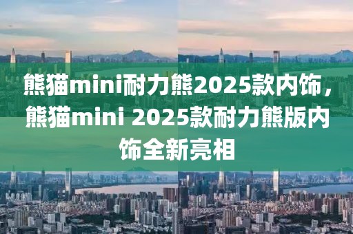 熊貓mini耐力熊2025款內(nèi)飾，熊貓mini 2025款耐力熊版內(nèi)飾全新亮相