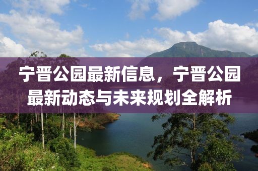 寧晉公園最新信息，寧晉公園最新動(dòng)態(tài)與未來規(guī)劃全解析