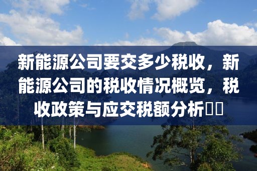 新能源公司要交多少稅收，新能源公司的稅收情況概覽，稅收政策與應(yīng)交稅額分析??