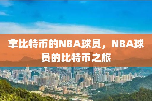 拿比特幣的NBA球員，NBA球員的比特幣之旅