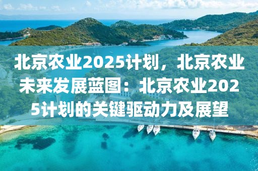 北京農(nóng)業(yè)2025計劃，北京農(nóng)業(yè)未來發(fā)展藍圖：北京農(nóng)業(yè)2025計劃的關(guān)鍵驅(qū)動力及展望