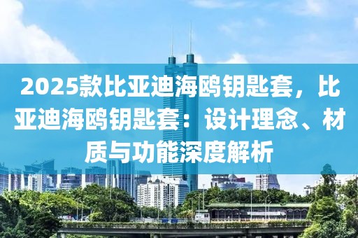 2025款比亞迪海鷗鑰匙套，比亞迪海鷗鑰匙套：設(shè)計(jì)理念、材質(zhì)與功能深度解析