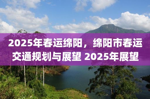 2025年春運綿陽，綿陽市春運交通規(guī)劃與展望 2025年展望