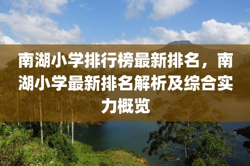 南湖小學(xué)排行榜最新排名，南湖小學(xué)最新排名解析及綜合實(shí)力概覽