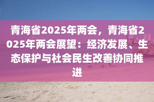 青海省2025年兩會，青海省2025年兩會展望：經濟發(fā)展、生態(tài)保護與社會民生改善協(xié)同推進