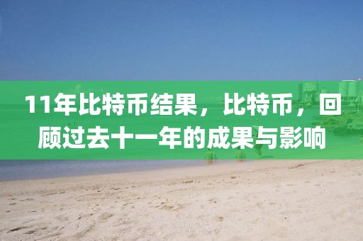 11年比特幣結果，比特幣，回顧過去十一年的成果與影響