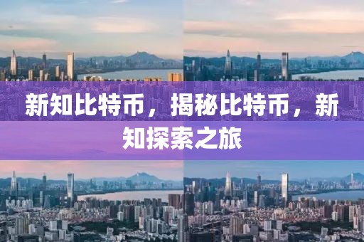 新知比特幣，揭秘比特幣，新知探索之旅