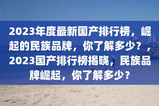 2023年度最新國產排行榜，崛起的民族品牌，你了解多少？，2023國產排行榜揭曉，民族品牌崛起，你了解多少？