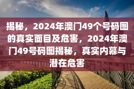 揭秘，2024年澳門49個(gè)號(hào)碼圖的真實(shí)面目及危害，2024年澳門49號(hào)碼圖揭秘，真實(shí)內(nèi)幕與潛在危害